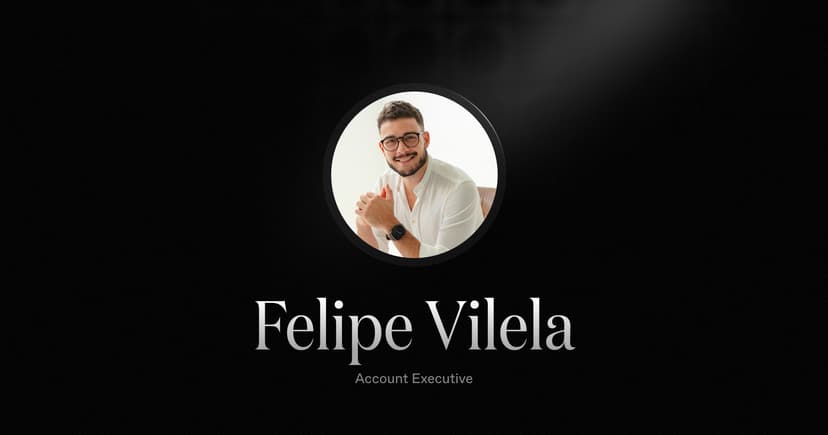 Welcoming Felipe Vilela, our new Technical Account Executive